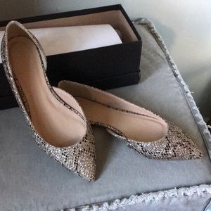 D'Orsay flats new. J. Crew